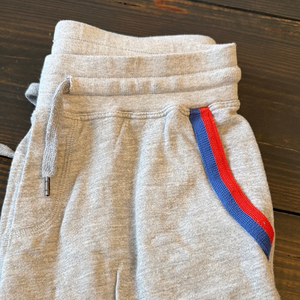 Peloton embroidered Gray Joggers with Red and Blue Accents. Size M